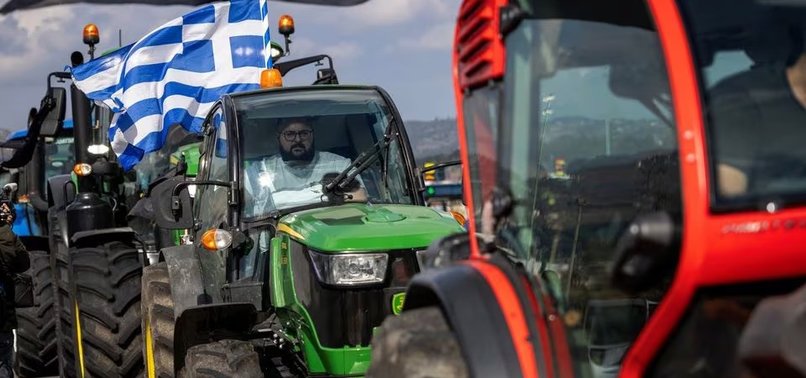GREEK FARMERS PROTEST RISING COSTS