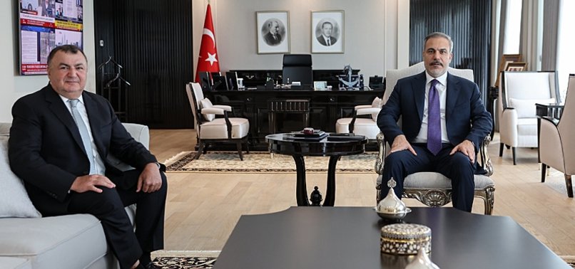 TURKISH FOREIGN MINISTER MEETS PRESIDENT OF WORLD UNION OF AHISKA TURKS