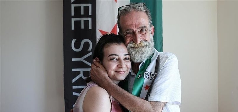 SYRIAN FATHER, DAUGHTER REUNITE IN TURKEY AFTER 12 YEARS