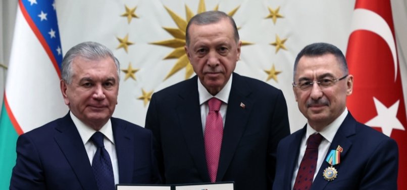 TÜRKIYES VICE PRESIDENT RECEIVES ORDER OF FRIENDSHIP FROM UZBEKISTAN