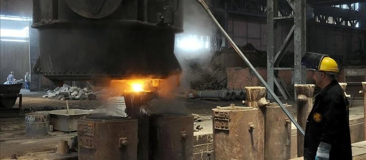 Türkiye’nin ham çelik üretimi şubatta yıllık bazda yüzde 46,6 arttı