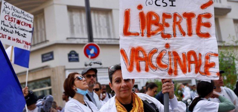 AROUND 3,000 HEALTH WORKERS SUSPENDED IN FRANCE OVER VACCINATION-MINISTER