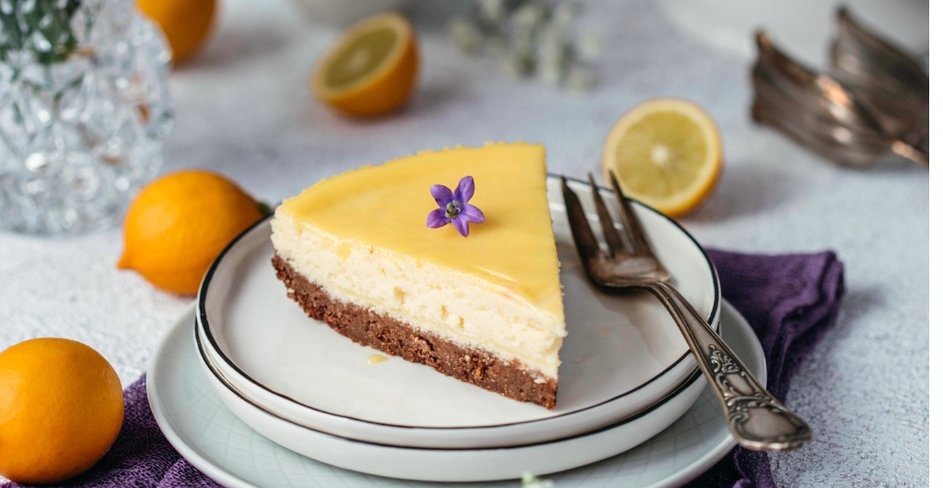 Limon Soslu Cheesecake