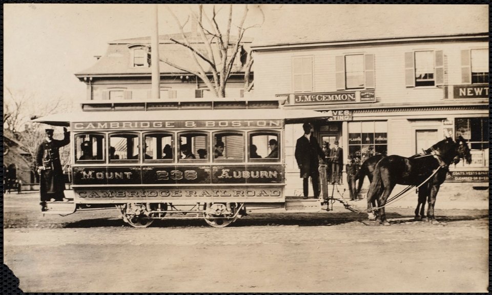 Dersaadet’te atlı tramvay