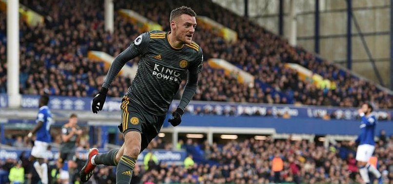 VARDY STRIKE GIVES LEICESTER WIN AT EVERTON