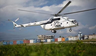 Terrorist group Al-Shabaab seizes a United Nations helicopter in central Somalia