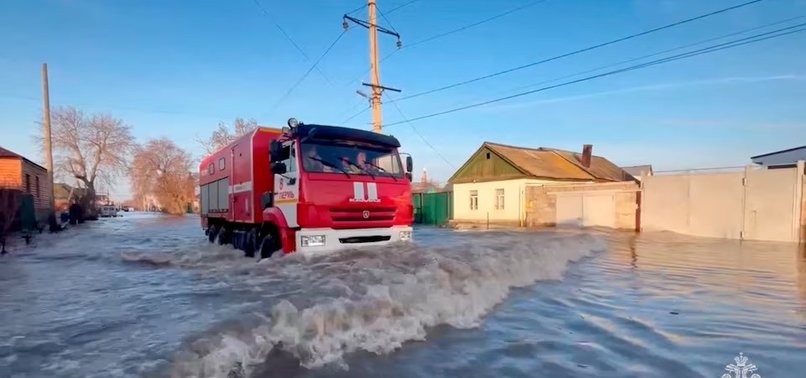 FLOOD WATERS FORCING THOUSANDS OF RUSSIANS TO EVACUATE IN URALS