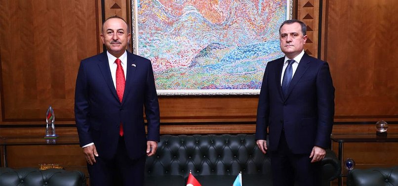 TURKISH, AZERBAIJANI TOP DIPLOMATS DISCUSS KARABAKH