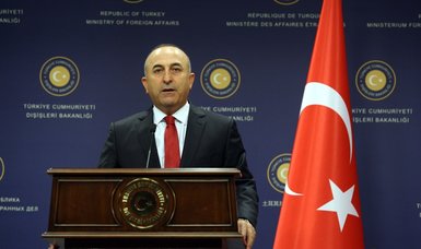 Turkey's top diplomat Çavuşoğlu meets Muslim Turkish minority in Greece