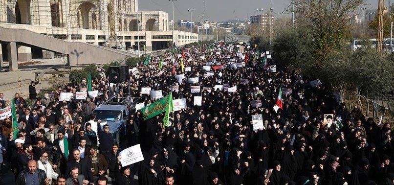 IRAN HOLDS PRO-GOVERNMENT RALLIES AFTER PRICE PROTESTS TURN POLITICAL