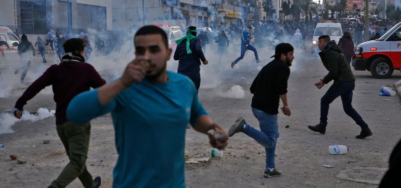 ISRAEL STRIKES GAZA STRIP AMID TENSIONS OVER JERUSALEM