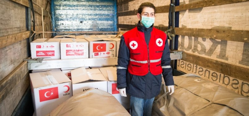 TURKISH RED CRESCENT DISTRIBUTES RAMADAN AID TO POOR IN SYRIAS TERROR-FREE AREAS