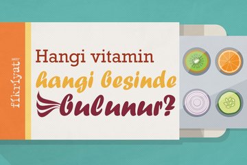 Hangi vitamin hangi besinde bulunur?