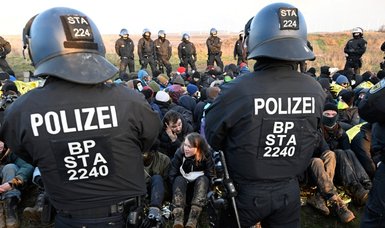 Further protests against lignite mining take place in western Germany