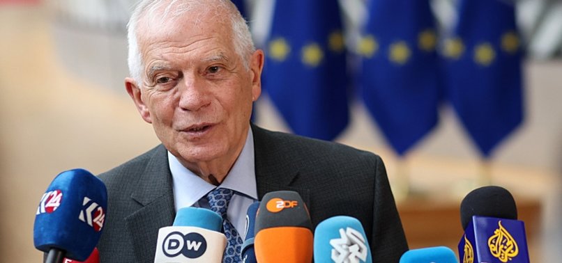 EU FOREIGN POLICY BORRELL SAYS ISRAEL IS PROVOKING FAMINE IN GAZA