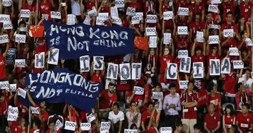 FIFA fines Hong Kong soccer body for China anthem protest