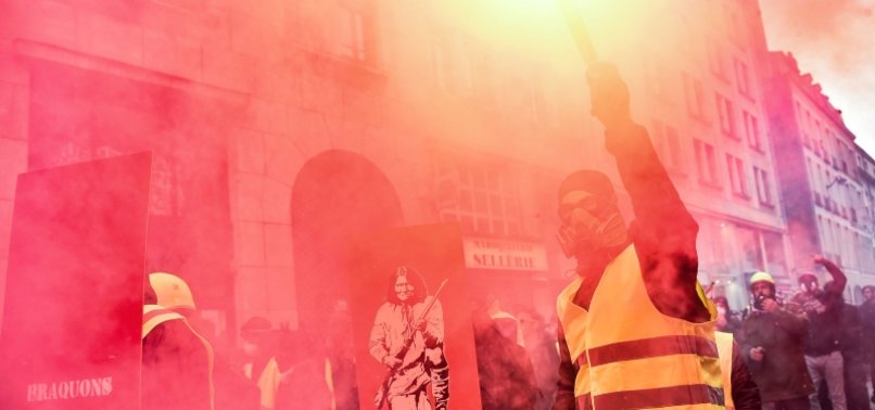 FRENCH MEDIA DENOUNCE ATTACKS ON PRESS BY YELLOW VEST PROTESTERS