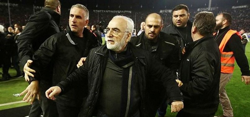 PAOK OWNER WANTED BY GREEK POLICE FOR PITCH INVASION