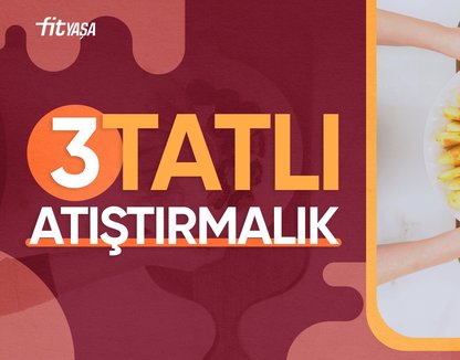 Fit Tarifler | 3 Tatlı Fit Atıştırmalık 🍎🥜