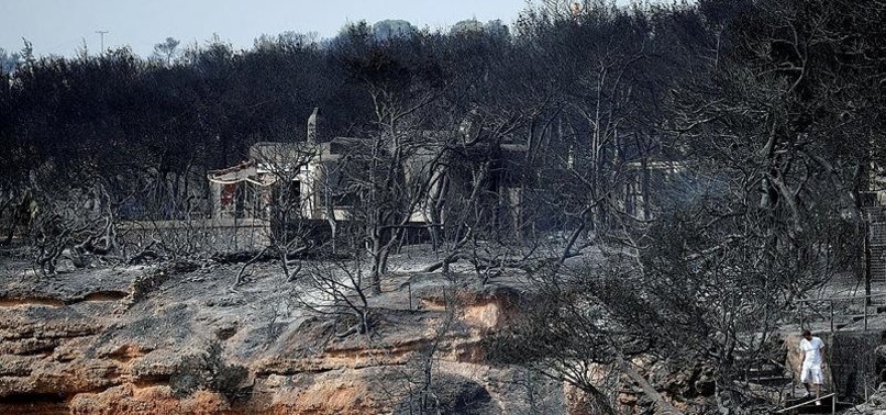 DEATH TOLL FROM GREEK WILDFIRES CLIMBS TO 93
