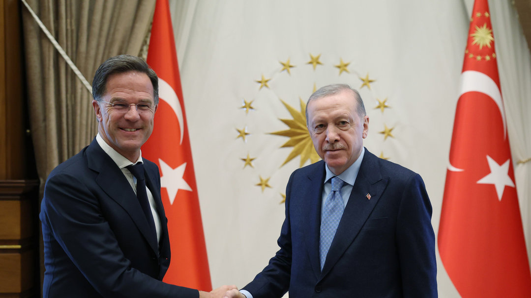 ERDOĞAN, MARK RUTTE’Yİ KABUL ETTİ