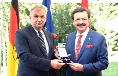 HisarcıklıoğlunaAlmanyaFederalCumhuriyetiDevletNişanı