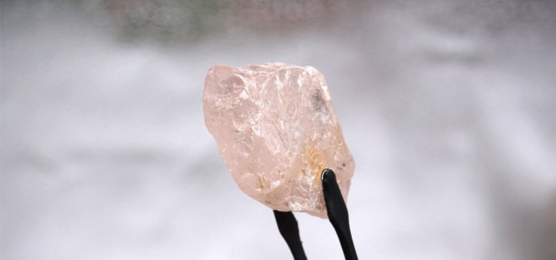 MINERS UNEARTH PINK DIAMOND BELIEVED TO BE LARGEST SEEN IN 300 YEARS