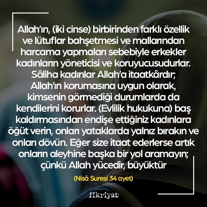 Nisâ suresi 34. ayet