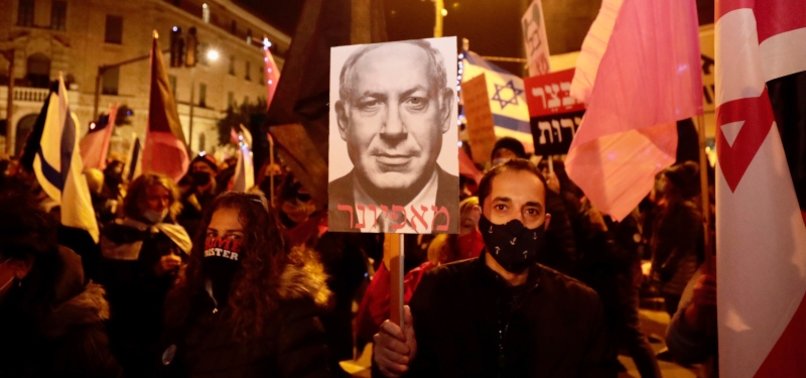 ANTI-GOVERNMENT PROTESTS KEEP UP AGAINST ISRAELI PM NETANYAHU AS NEW ELECTION LOOMS