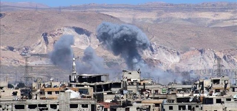 SYRIA REGIME PLANES HIT SITES INSIDE DE-ESCALATION ZONE