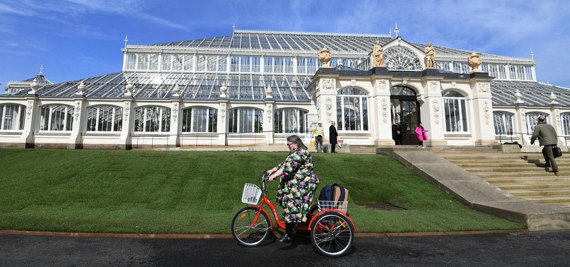 BRITAINS KEW GARDENS REOPENS VAST GLASSHOUSE AFTER EXTENSIVE WORKS