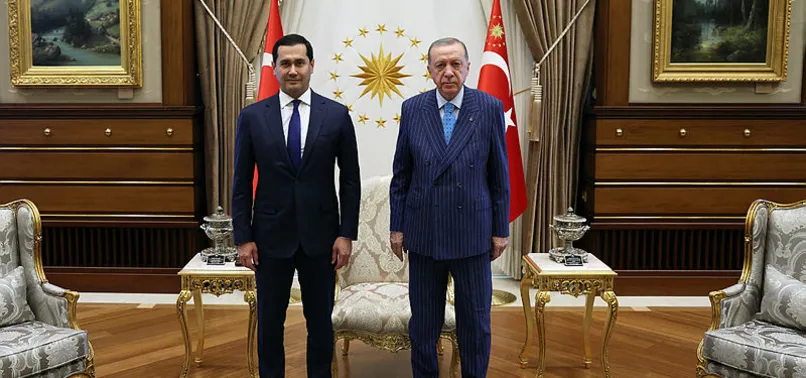 Turkish Officials Turkish president receives high-level Uzbek official
