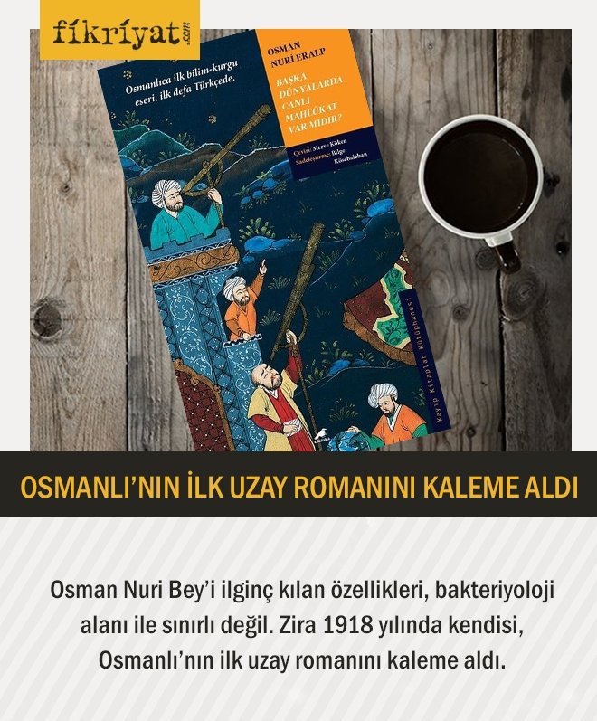 OSMANLI’NIN İLK UZAY ROMANINI KALEME ALDI