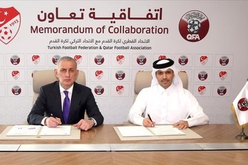 TFF, Katar Futbol Federasyonu ile iş birliği anlaşması imzaladı