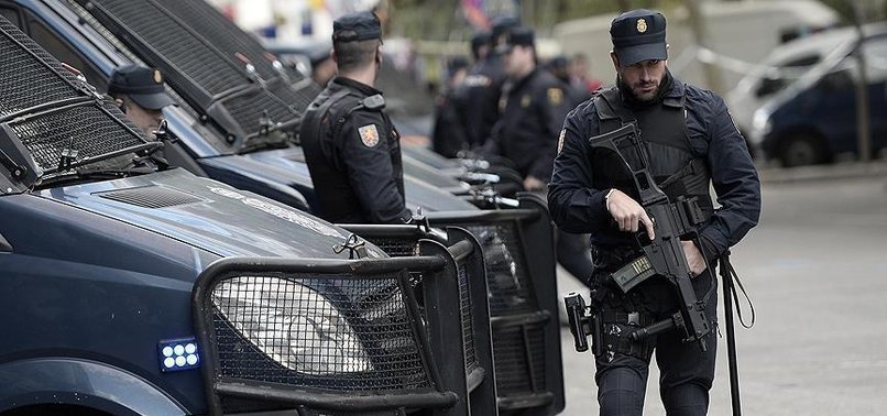SPANISH POLICE RAID CATALAN GOVERNMENT BUILDINGS