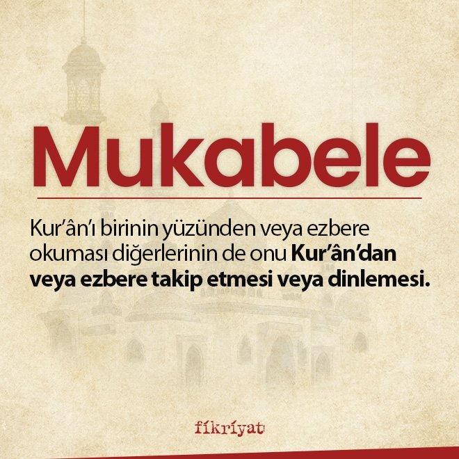 MUKABELE NE DEMEK?