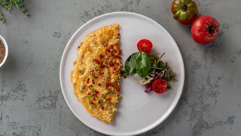 Sebzeli Omlet