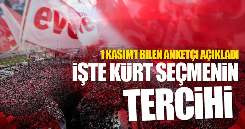 Adil Gür, Kürt seçmenin oyunu açıkladı