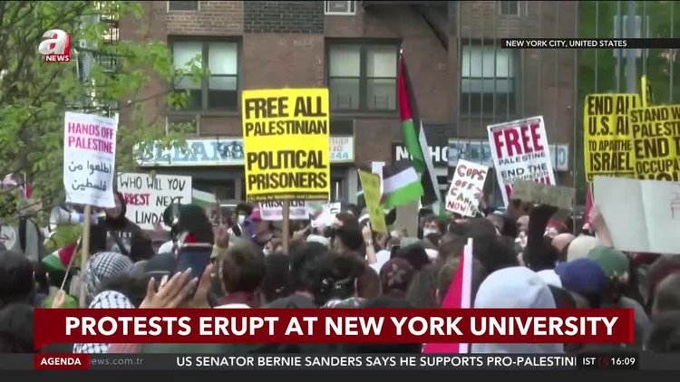 Pro-Palestine protests erupt at New York University