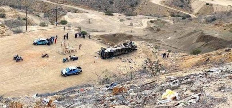 AT LEAST 25 DIE IN PERU BUS ACCIDENT: POLICE