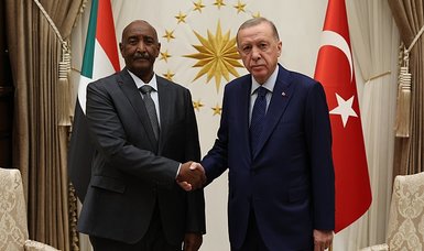 Türkiye's President Erdoğan meets with chairman of Sovereignty Council of Sudan