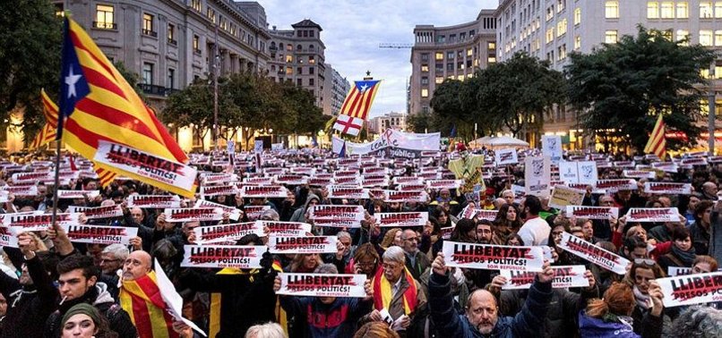BARCELONA BRACED FOR PROTESTS OVER JAILED CATALAN LEADERS