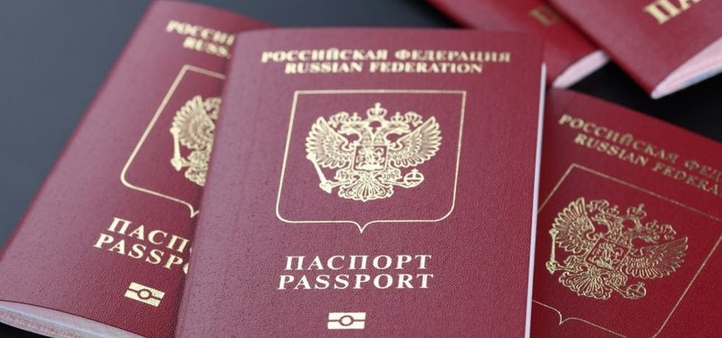 EU PRESIDENCY BACKS VISA BAN FOR RUSSIANS