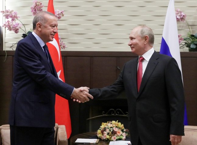 Turkish president thanks Russian counterpart Putin for solidarity over deadly earthquakes