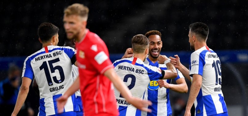 WITH NO FANS, DOMINANT HERTHA ROUT UNION 4-0 IN SUBDUED BERLIN DERBY