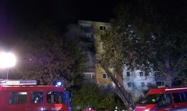 Man dies after falling from burning flat in Germany