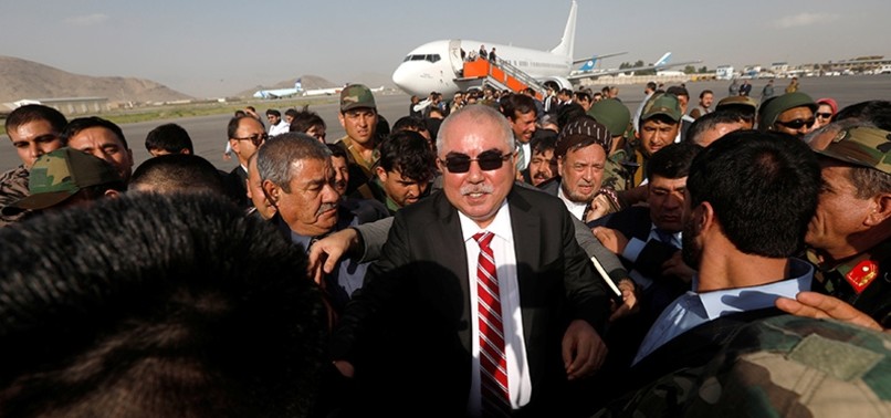 AFGHAN VICE PRESIDENT DOSTUM RETURNS AFTER YEAR IN TURKEY
