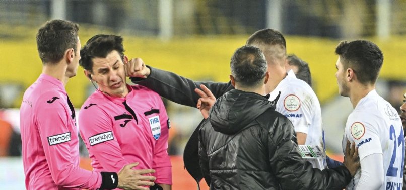 TURKISH FOOTBALL REFEREE PHYSICALLY ATTACKED BY CLUB PRESIDENT