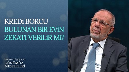 Kredi borcu bulunan bir evin zekatı verilir mi?