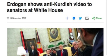 BBC wrongly labels anti-terror video shown by Erdoğan in White House visit 'anti-Kurdish'